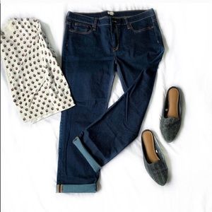 NWOT J. Crew Dark Denim Jeans Women’s size 32